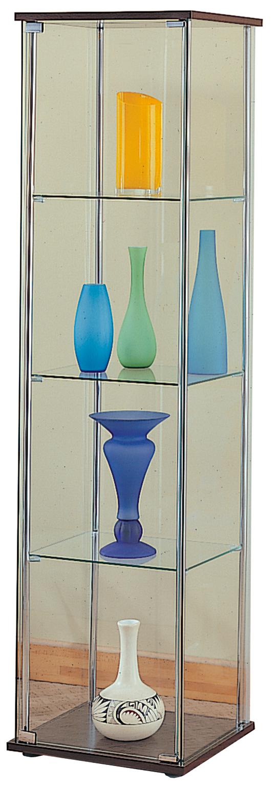 Coaster Curio 950172 4 Shelf Glass Curio with